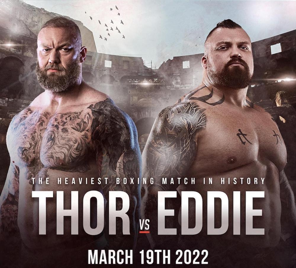 Watch this side-by-side training footage comparison of former worlds strongest men Eddie Hall and Thor Bjornsson ahead of their exhibition fight in Dubai!